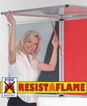Resist-A-Flame Tamperproof Corridor Noticeboards